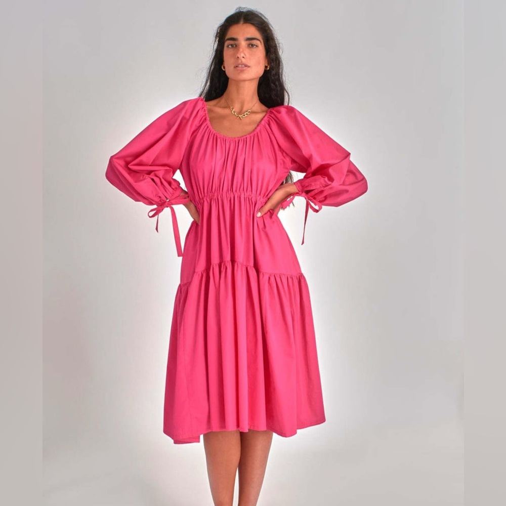 Eliza Faulkner Fuchsia Pink Josie Dress